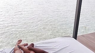 Water country estate in the Philippines, Disgorge sex on the terrace