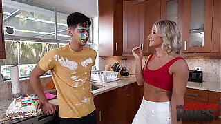 FilthyTaboo - Hot Blonde Milf Lets Her Stepson Fuck Her Good For Labor Fixture